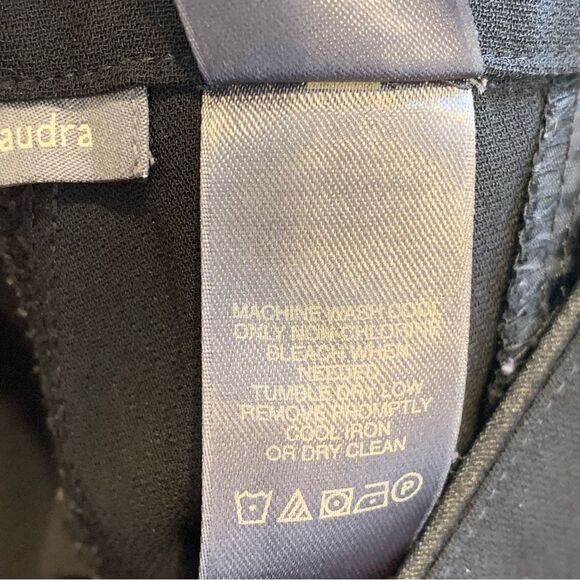 Liz Claiborne Audra Black Pants Flare Leg Size 4 - Picture 9 of 11